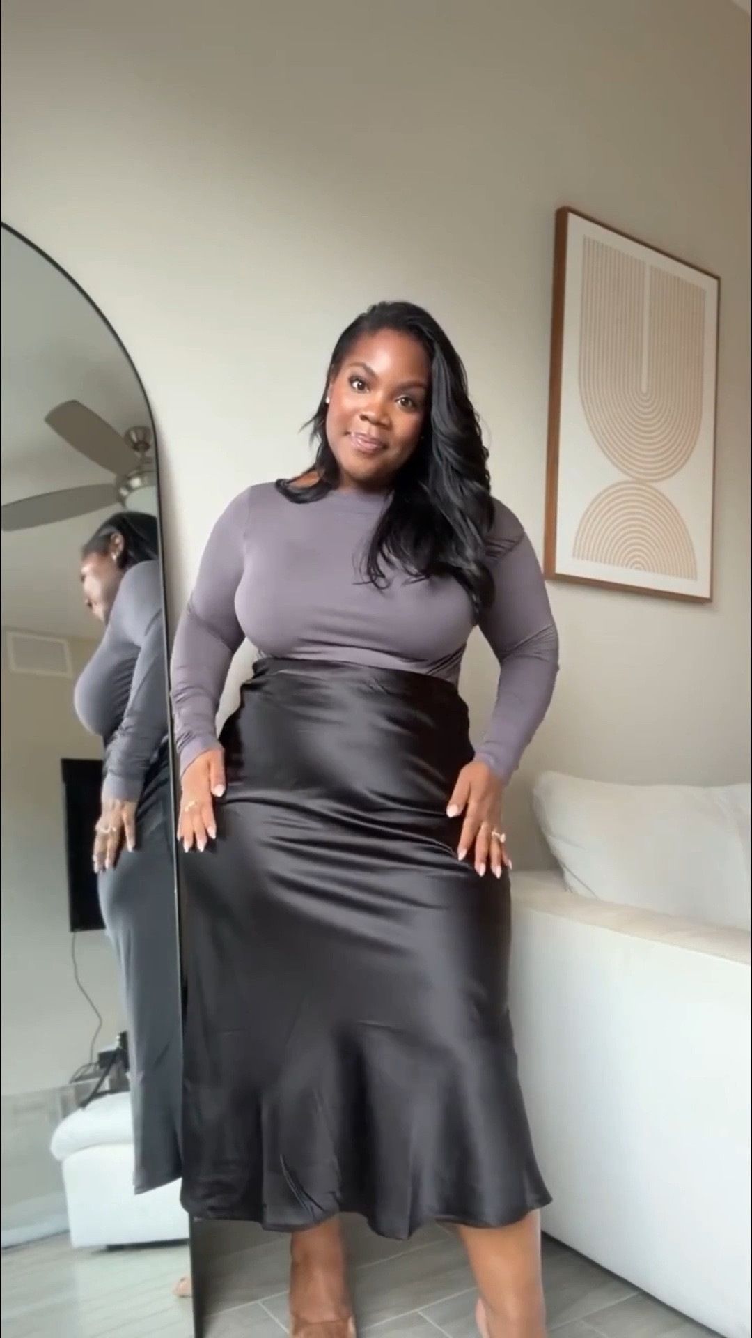 Easy outfit that looks so put together! 🤩

Skirts are 14% off at Amazon! ✨

Linked these cute satin skirts  below! 

#LTKMidsize #LTKPetite #LTKSaleAlert