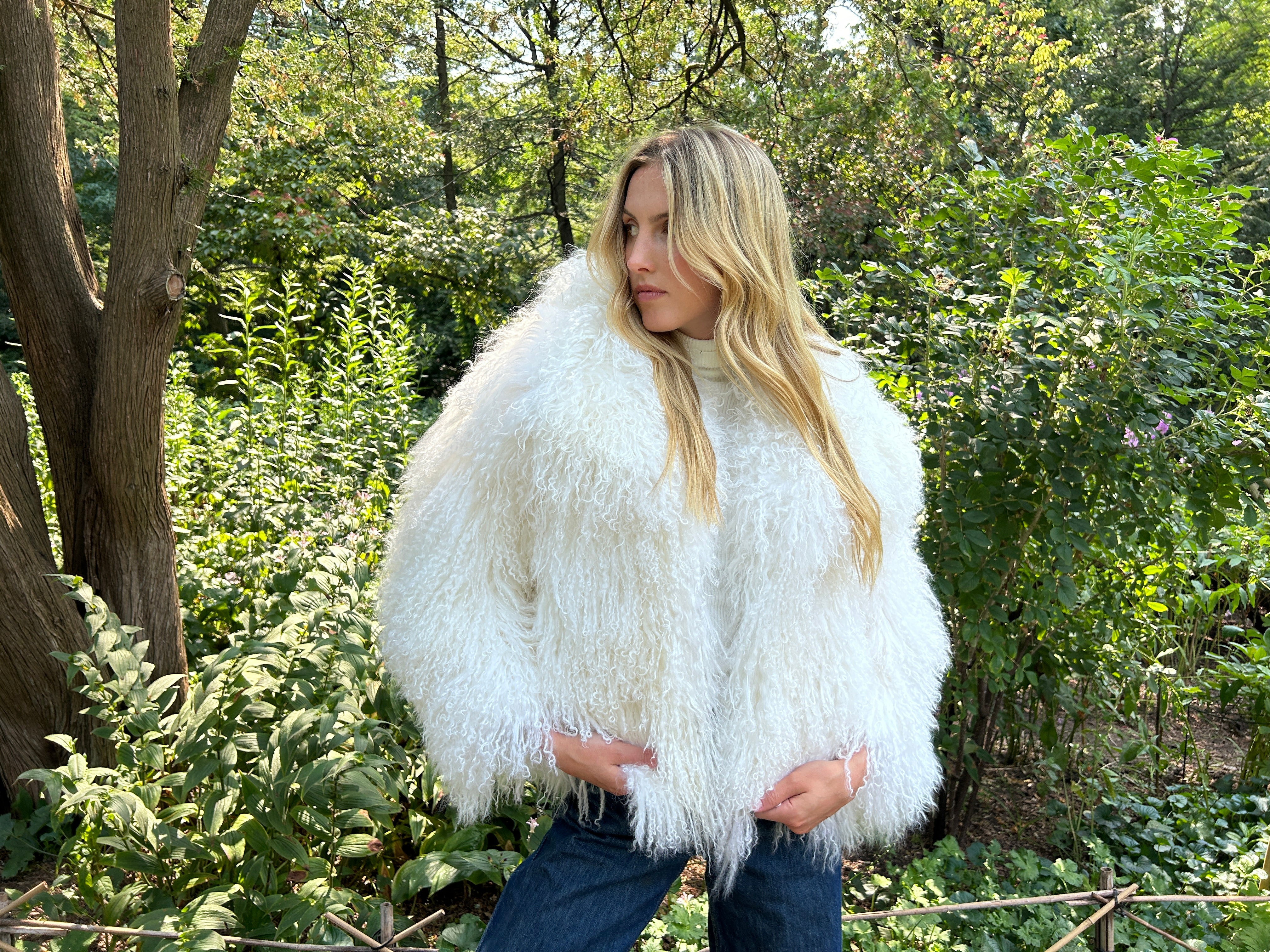 The Poppy Mongolian Lamb Jacket | Jocelyn