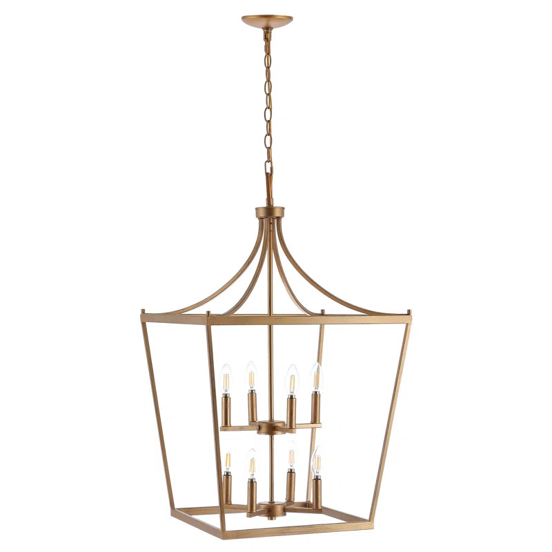 Narcisse 8 - Light Dimmable Lantern Tiered Chandelier | Wayfair North America