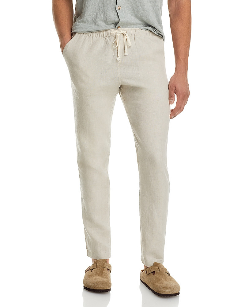 Alex Crane Bo Linen Regular Fit Drawstring Pants | Bloomingdale's (US)