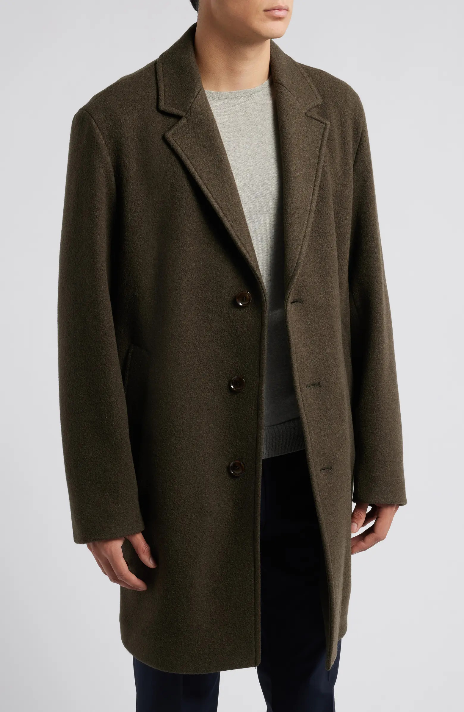 BOSS Wool Blend Coat | Nordstrom | Nordstrom