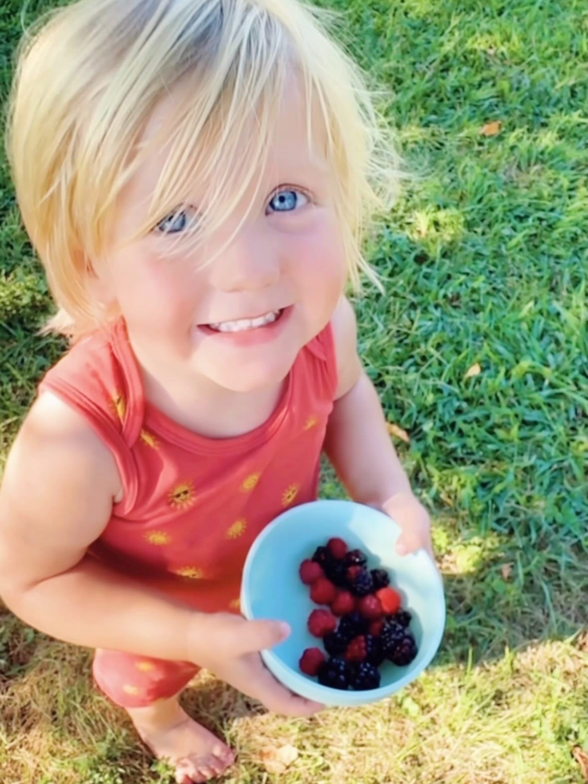 livin’ right smack dab in the middle of the ✨ g l o r y  d a y s ✨ - picking 🥣 farm fresh 🌾 berries 🩷🧺💜, daddy comin’ home 🏡 from work with roses 🌹 for mama (what a guy 😘🔥😍😮‍💨), front porch sittin’ 🪑 & view 🪟 of my dreams 🌳🌼, icecream 🍦& snowcones 🍧 treat 😋, barefoot 👣 babies 👶🏼 backyard chasin’ chickens 🐓 and swingset 🛝 sandbox play 🪏, haircuts 💇🏼‍♀️ and barber 💈 shop trip ✂️, pasture exploring 🪵, homeschool 🍎 learning fun 🤩, collecting our rainbow 🎨 eggs 🥚, and deer 🦌 spotting on the farm!! 🚜 This really is as good as it gets!! 🥰🫶🏽 #saturdaycameraroll #barefootbabies #photodumpfromtheweek #helloweekend #lifeonthefarm