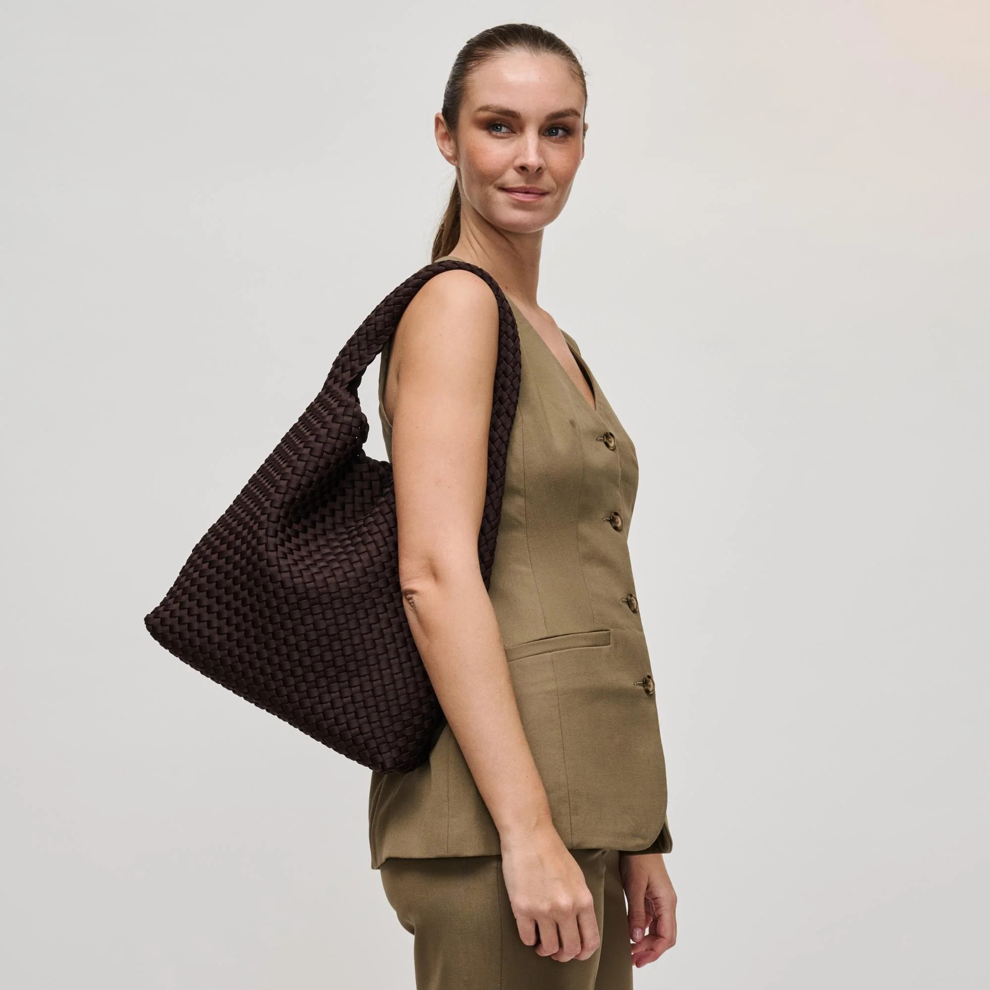 Celestial Woven Neoprene Hobo | Sol and Selene