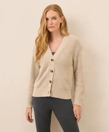 Pact Luxe Knit Cropped Cardigan | Nordstrom | Nordstrom