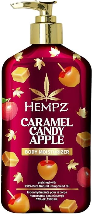 Hempz New Body Moisturizer, Body Lotion, Caramel Candy Apple, 17 fl.oz. | Amazon (US)