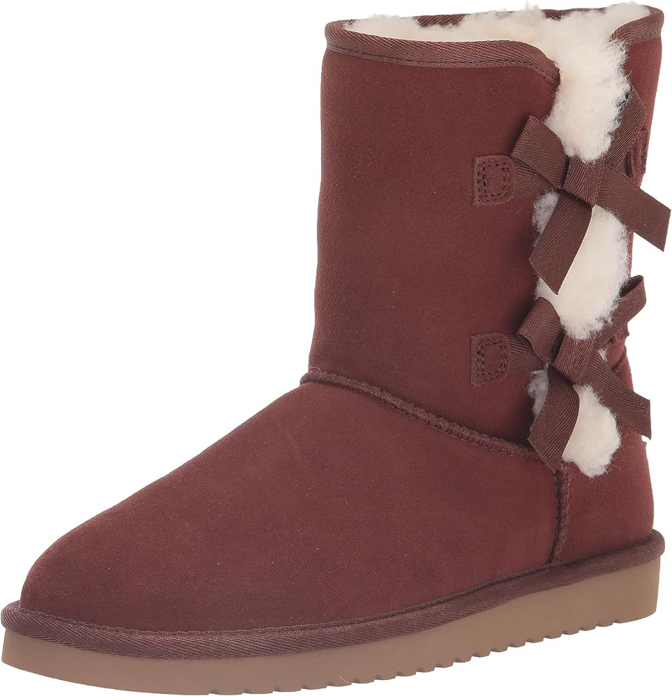 Amazon.com | Koolaburra by UGG Women's Victoria Short Mid Calf Boot, Cappuccino, 8 | Mid-Calf | Amazon (US)