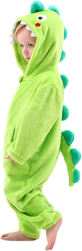 Boys' Girls' Costume Onesies Soft One Piece Animal Pajamas for Kids Holiday Birthday Gift | Amazon (US)
