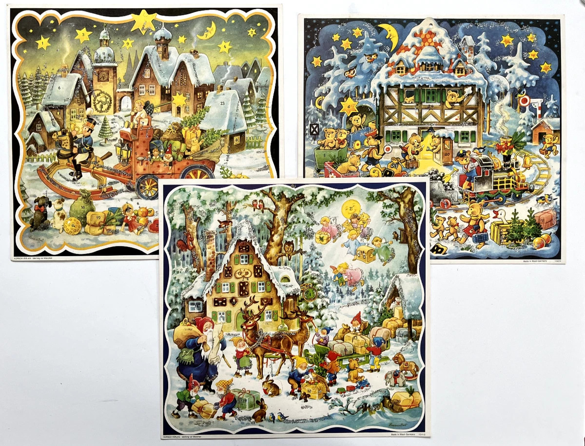 Vintage  Korsch Verlag Advent Calendars Lot of 3  | eBay | eBay US