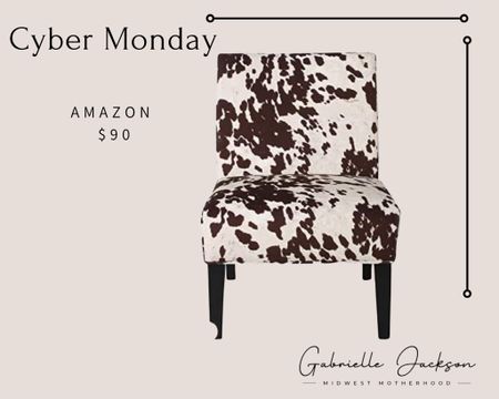 Cyber Monday Amazon sale: cow print chair, western home, boho, boho home, accent chair. 

#LTKGiftGuide #LTKhome #LTKCyberweek