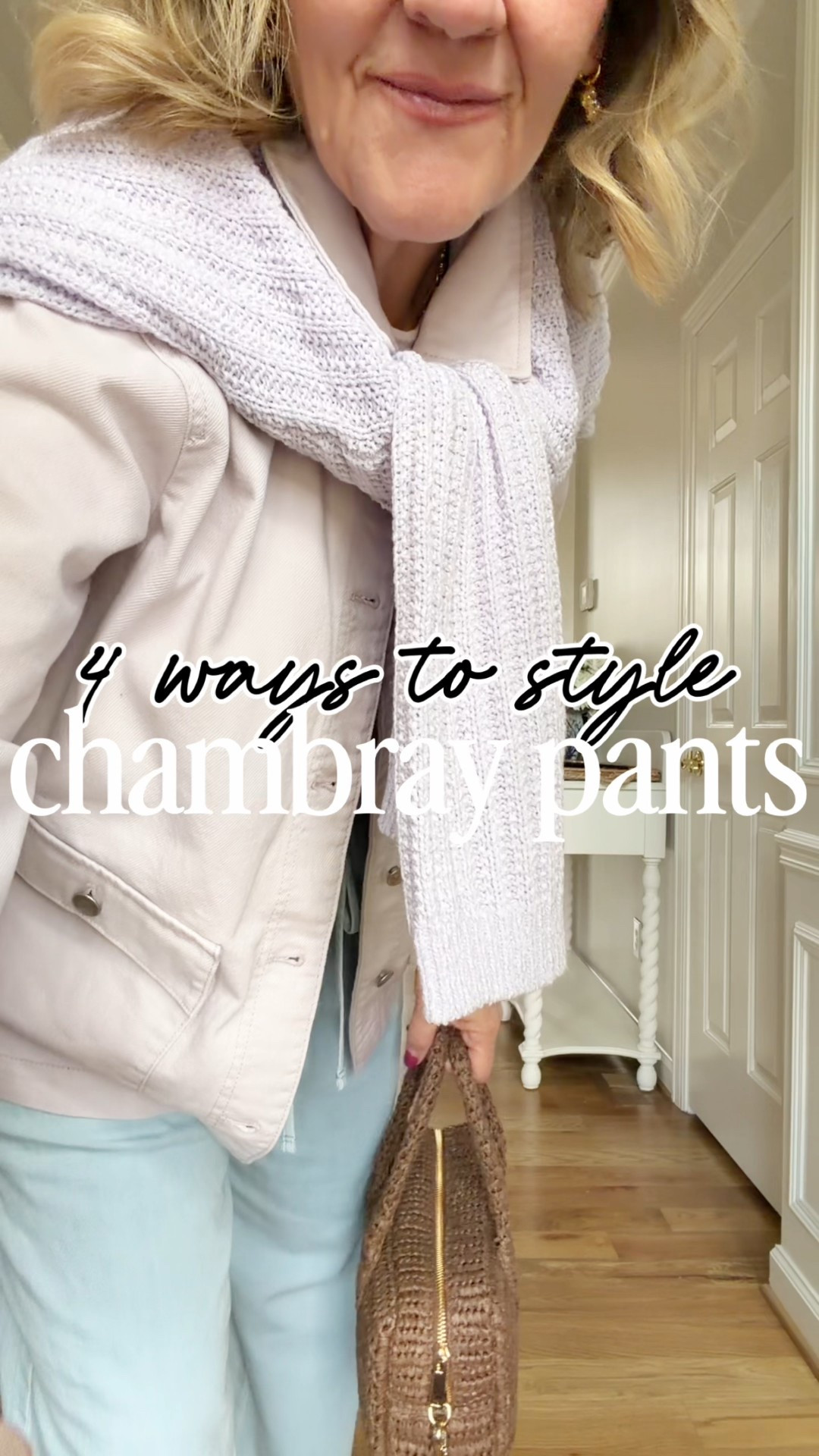 All true to size! Mediums in all. I did not get a petite in the pants. 

The lilac barn jacket is a medium petite 

Purple lilac spring outfits drawstring jeans pull on pants 

#LTKSeasonal #LTKOver40 #LTKSaleAlert