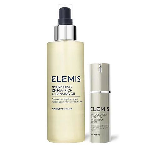 ELEMIS Pro-Collagen Definition Face & Neck Cleanse & Treat - QVC.com | QVC