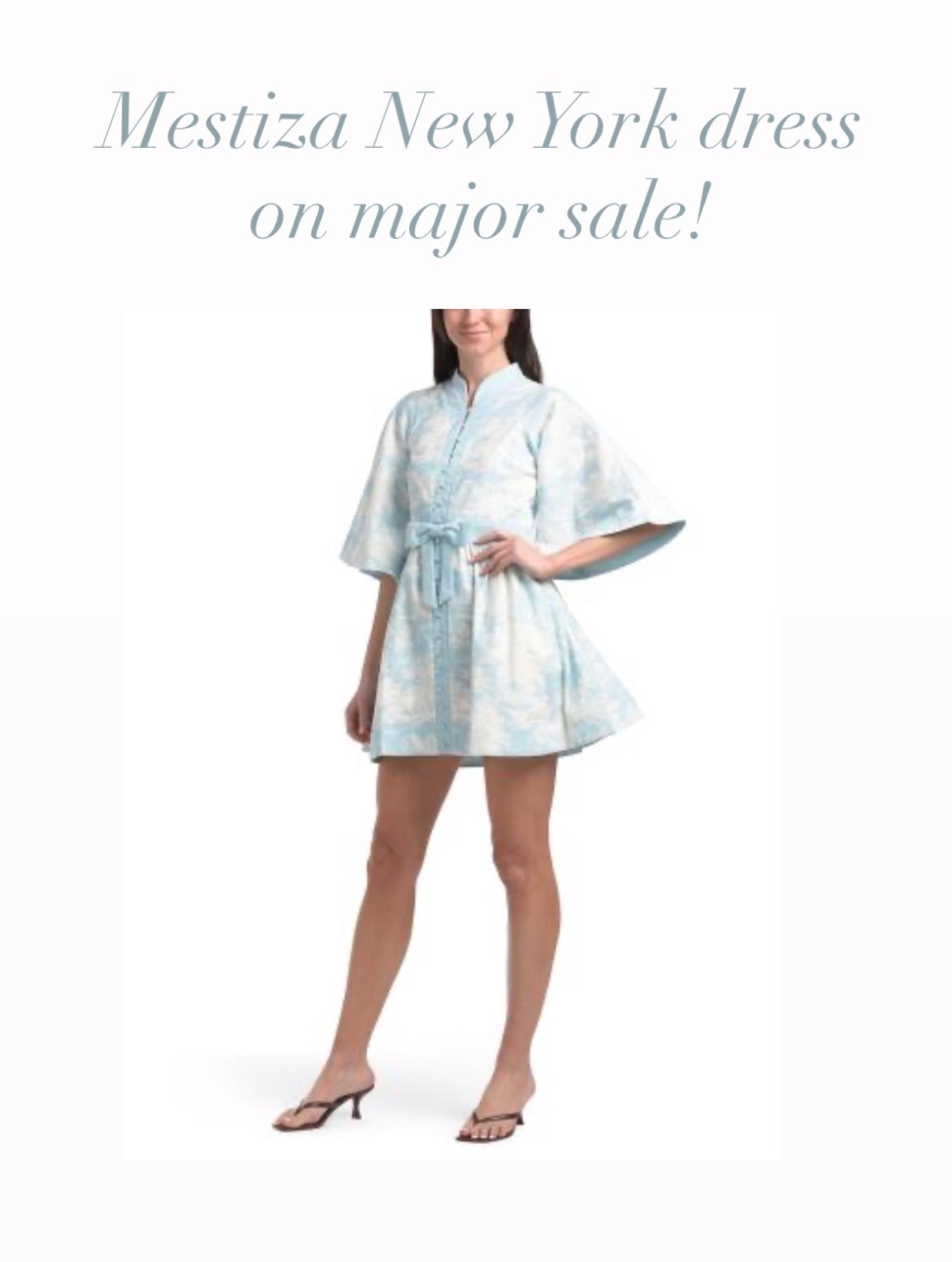 Blue and white floral Mestiza New York dress on major sale for $130 down from $465! 
Easter dress
Shower dress


#LTKSeasonal #LTKSaleAlert