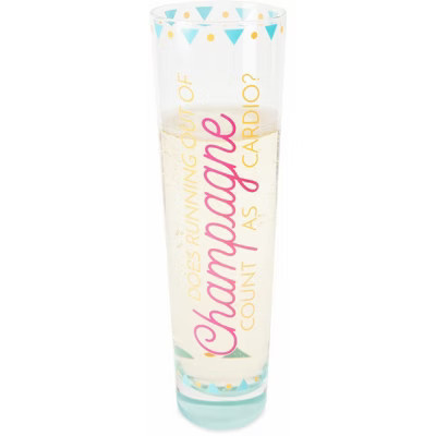 Pavilion Gift Company - Running out of Champagne - 8 oz. Stemless Champagne Flute - Drinkware | Target