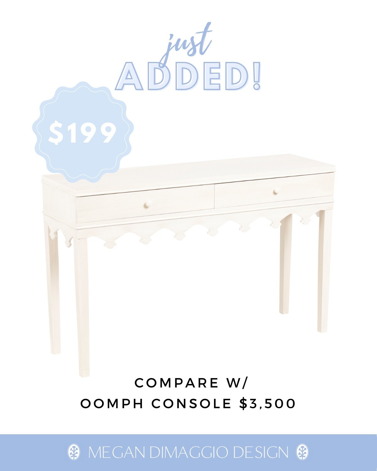Wow!! Gorgeous new white console table with drawers was just added for under $200 🤯 looks so similar to the designer Oomph version that sells for $3,500 🙌🏻

#LTKSaleAlert #LTKHome