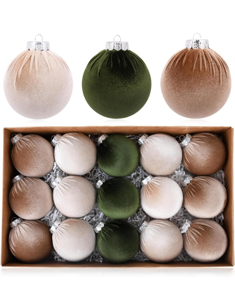I shared my Etsy ornaments that everyone loved so much BUT I found them on Amazon for an unbelievable price!!!!

Ornaments, flocked ornaments, velvet ornaments, Christmas tree, seasonal, gifting season

#LTKHoliday #LTKSeasonal #LTKGiftGuide