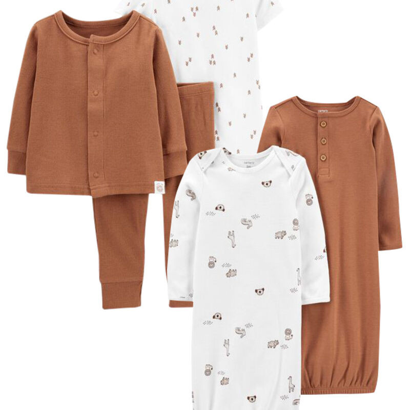 5-Piece Bodysuit Pant & Gown Set | Carter's