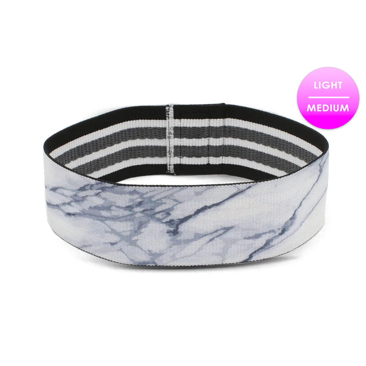 WHITE MARBLE GLUTE BAND | SuzieB Fitness