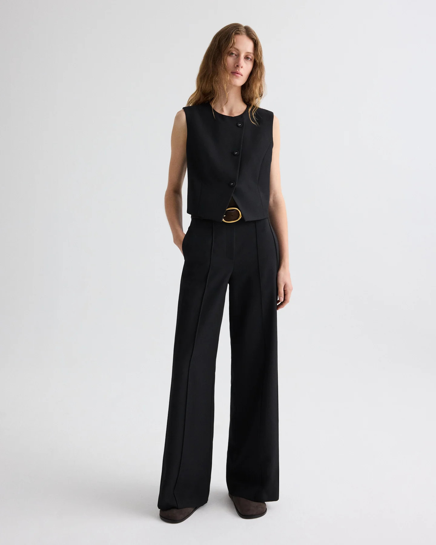 Perry Vest in Compact Tux Suiting | TWP
