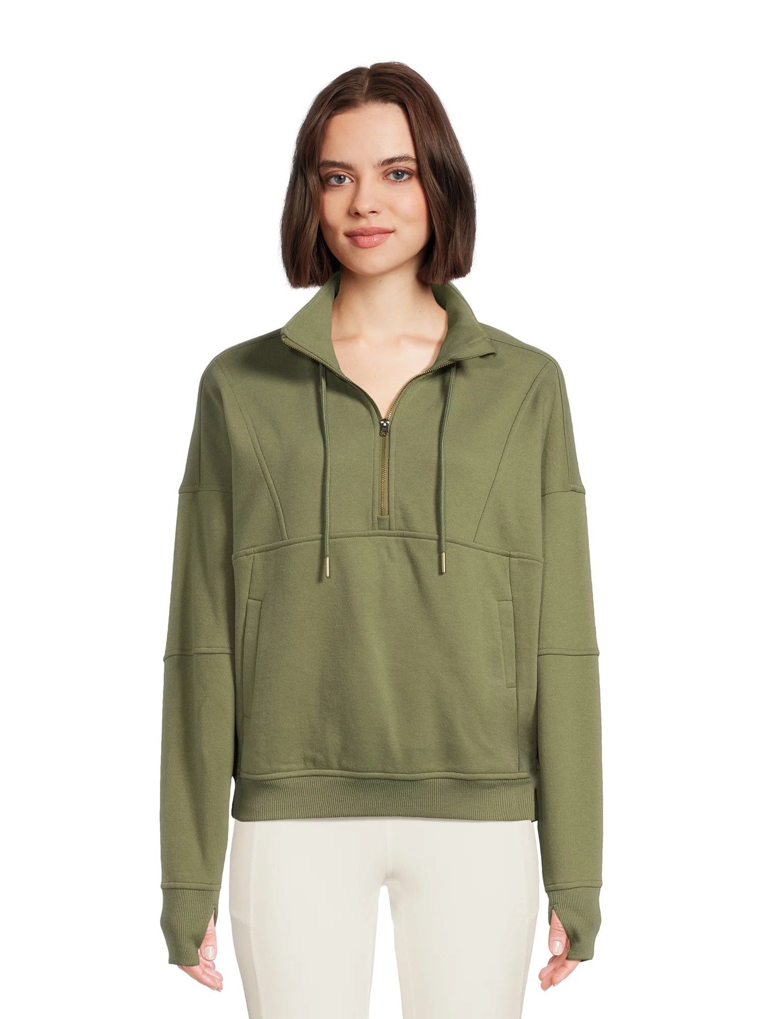 Avia Women's Quarter Zip Pullover, Sizes XS-XXXL | Walmart (US)