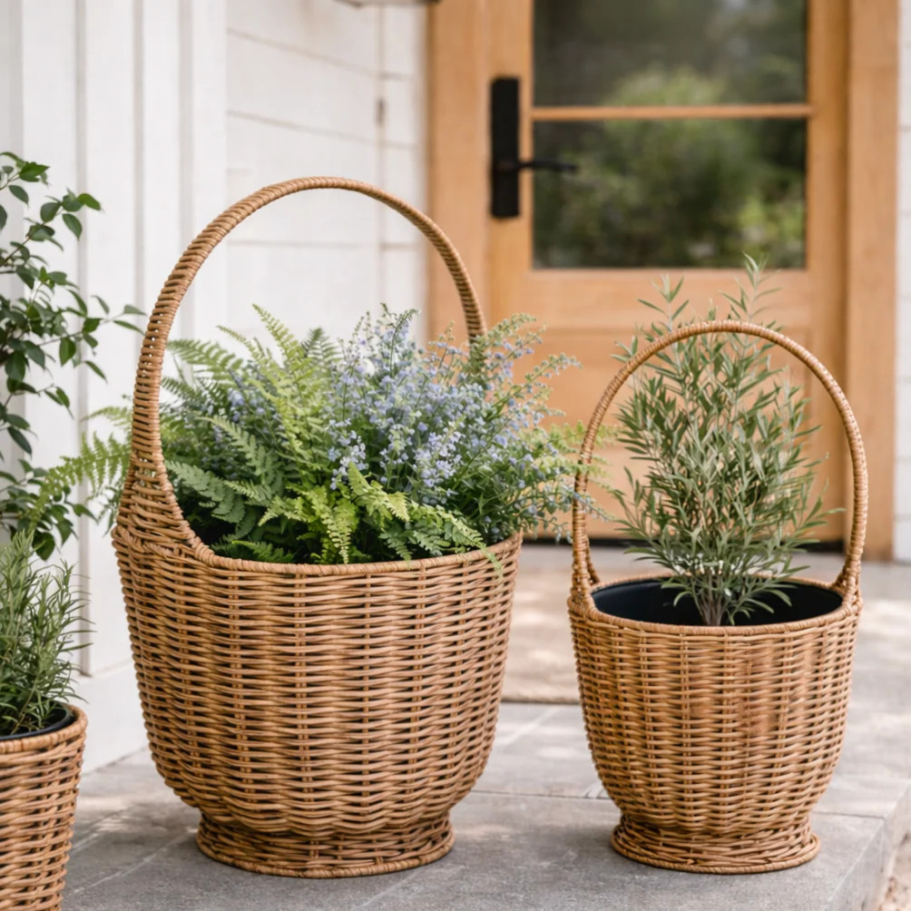 Poly Weave Garden Basket | Eco Chic Home