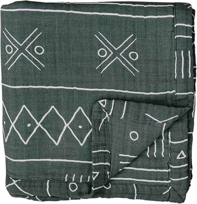 Mebie Baby Muslin Quilt, Alpine, 100% Muslin Cotton Baby Blankets for Girls and Boys, Muslin Baby... | Amazon (US)