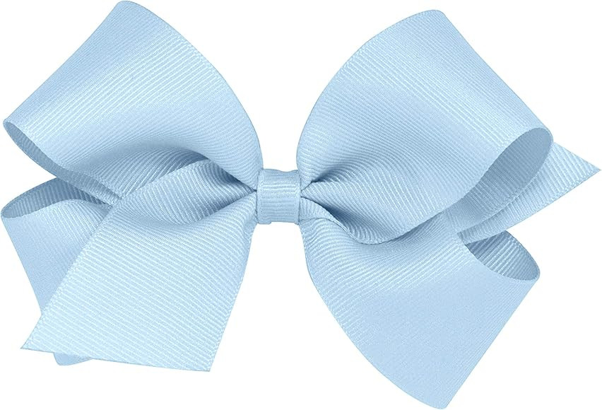 Wee Ones Girls' Classic Grosgrain Hair Bow on a WeeStay Clip with Plain Wrap, Multiple Color and ... | Amazon (US)