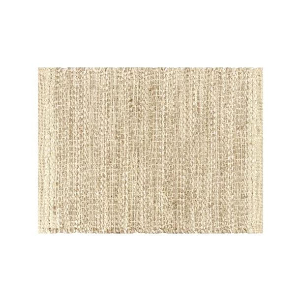 Better Homes & Gardens Woven Jute and Chenille - Ivory/ Natural - Table Placemat - 14"x19" - Walm... | Walmart (US)