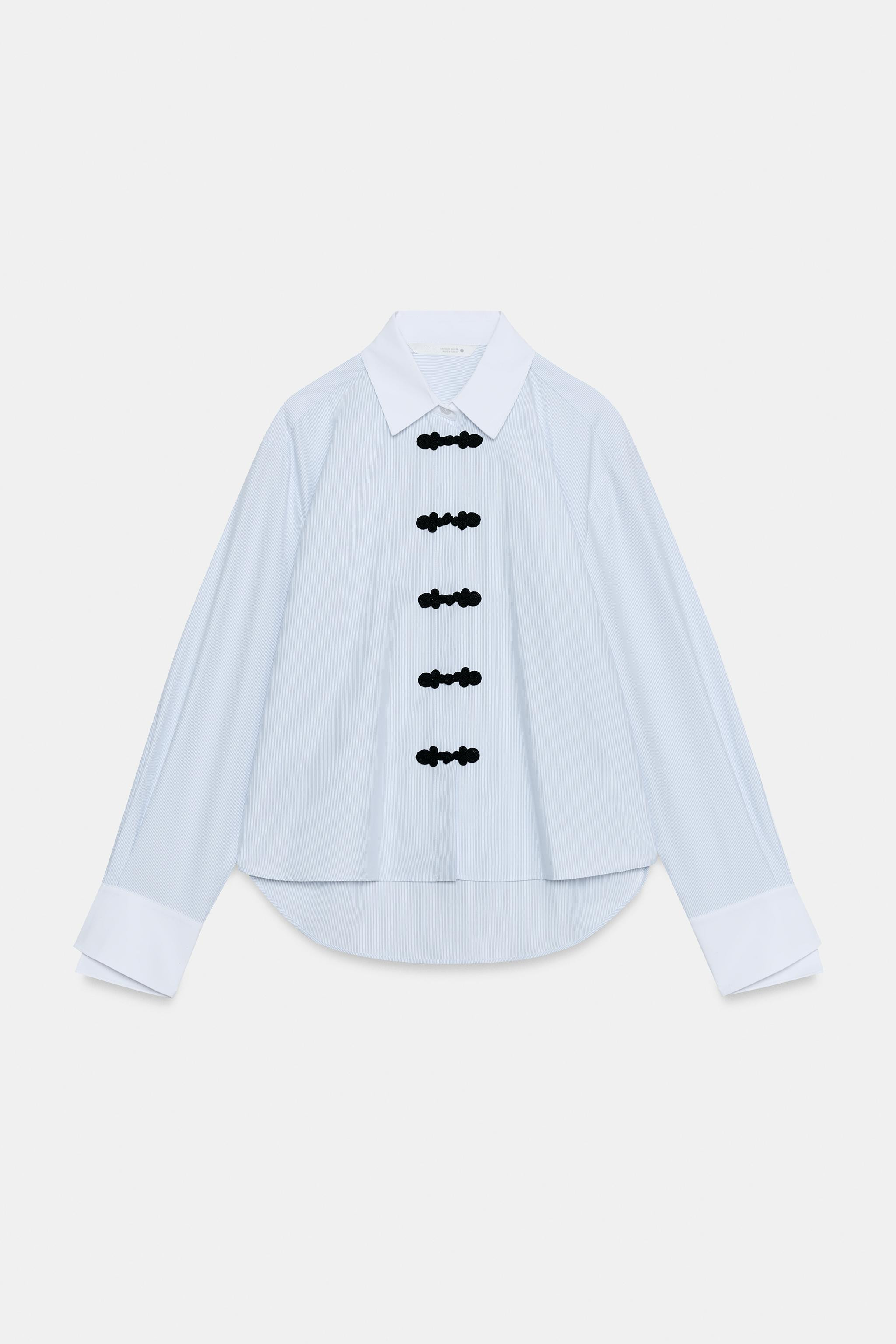 CONTRAST FIREMAN CLASP SHIRT ZW COLLECTION | Zara US