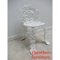 Antique Victorian Cast Iron Pierce Carved Garden Seat Bench Chair Grapes Vines A | Etsy (US)