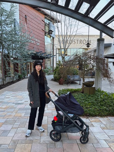 First stroller walk with the Uppababy Cruz! 

#LTKfamily