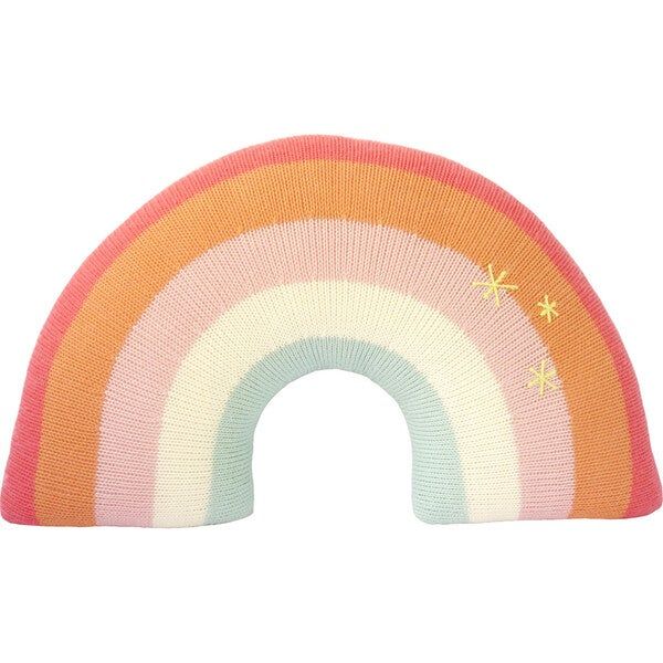 Rainbow Pillow, Pink | Maisonette