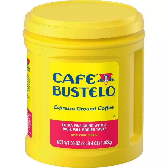 Cafe Bustelo Espresso Dark Roast Ground Coffee - 36oz | Target