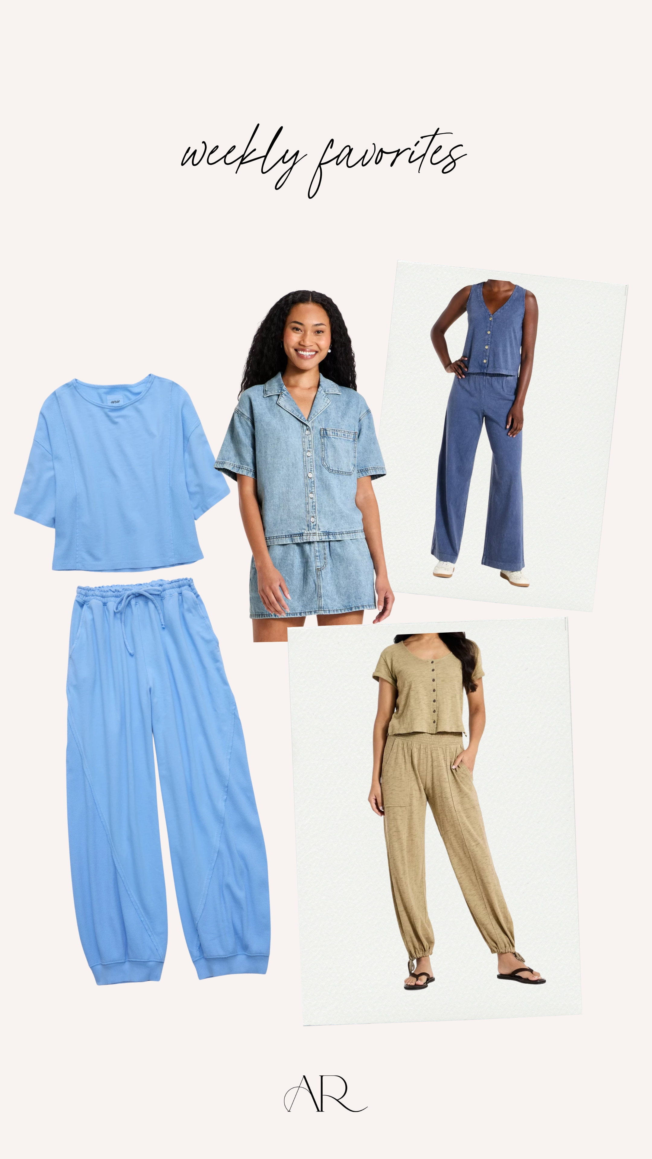 My favorites of the week! I am obsessed with the blue aerie set!

anti-pooch outfits, two piece set, sweats 

 #LTKgrwm #LTKootd #LTKMidsize