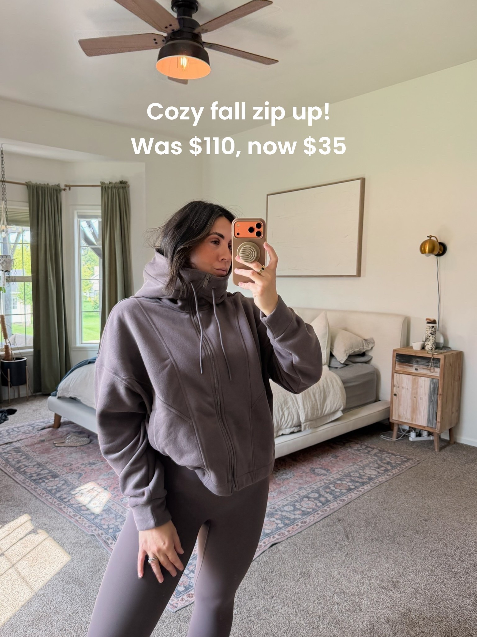 Size XL (oversized), comes in tons of colors! Matching leggings are incredible and also on sale!

#LTKSaleAlert #LTKActive #LTKMidsize