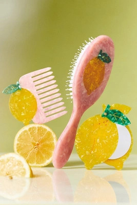 Solar Eclipse Handpainted Acetate Hair Brush | Anthropologie (US)