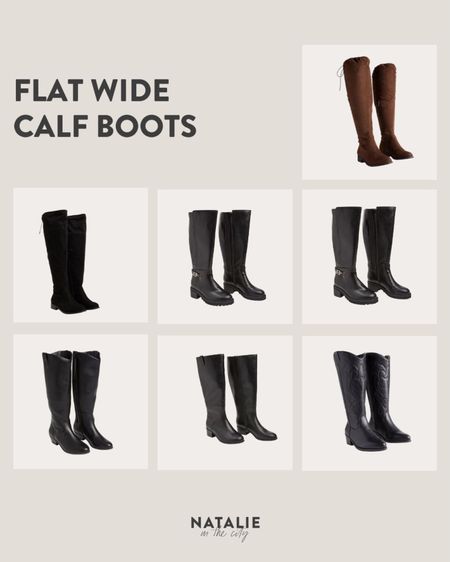Flat wide calf boots 👢 

Curvy finds 
Wide calf boots for fall 

#LTKstyletip #LTKSale #LTKshoecrush