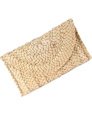 Apradas Straw Evening Clutch Purse Straw Crossbody Bag Summer Beach Bags for Women Straw Woven En... | Amazon (UK)