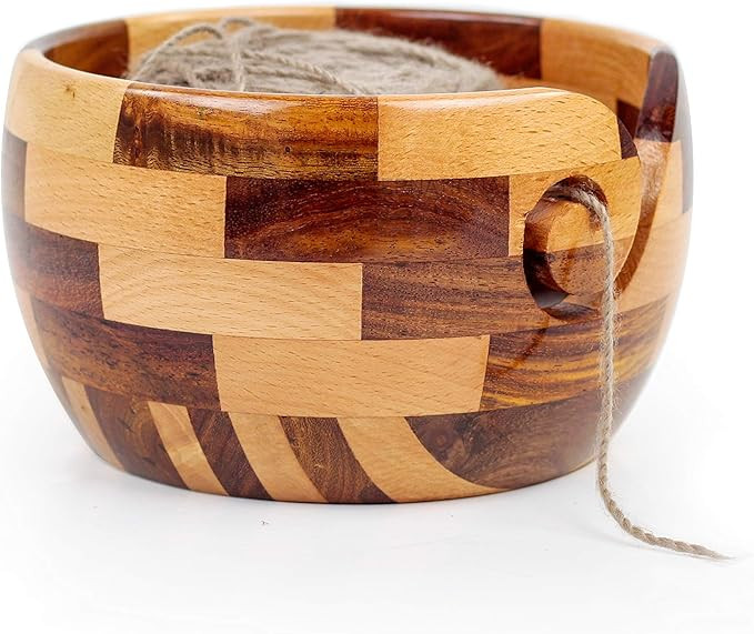 Nagina International Mixed Premium Yarn Storage Bowl For Yarn Balls & Skeins | Crochet & Knitting... | Amazon (CA)