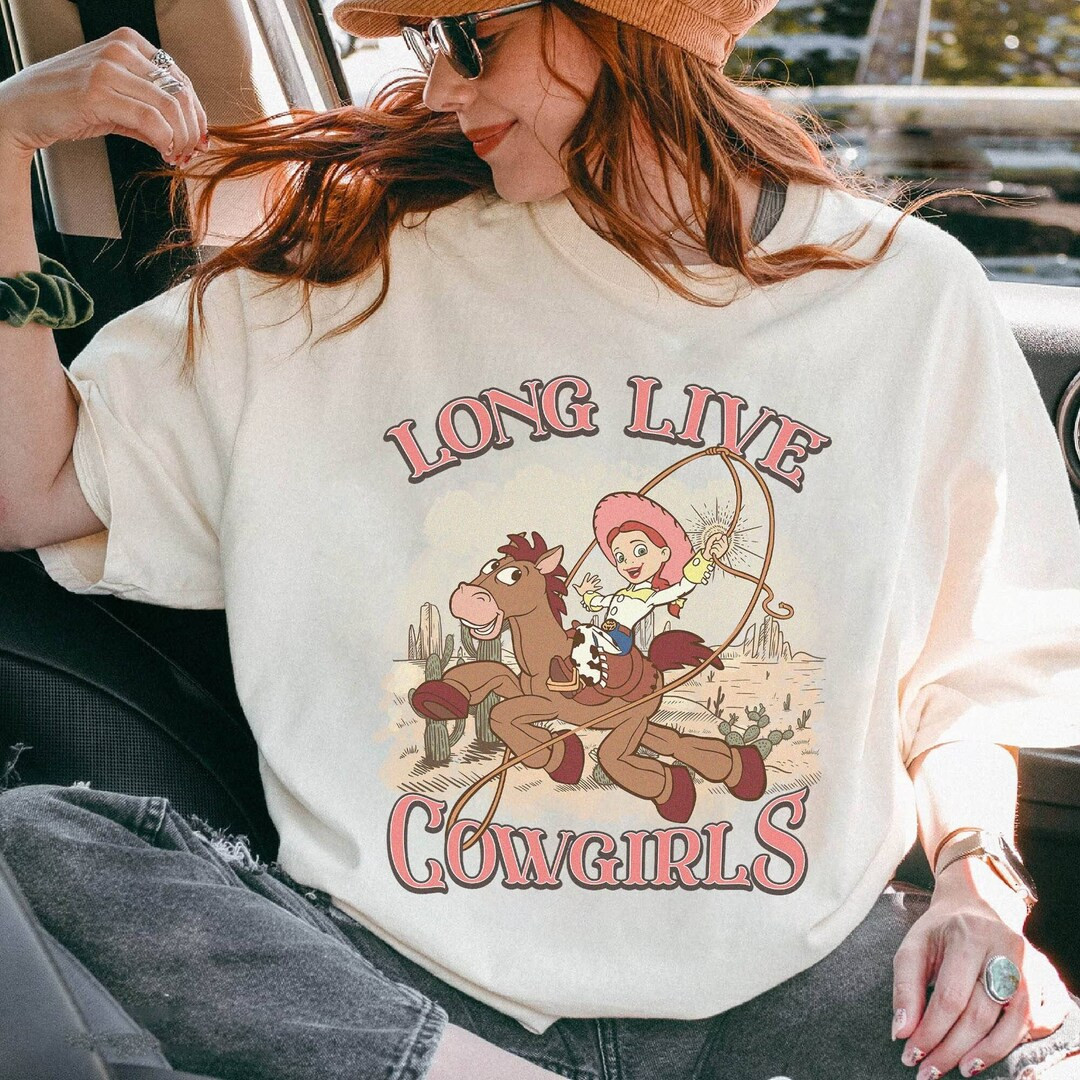 Toy Story Jessie Long Live Cowgirls Shirt Cute Jessie and Bullseye Long Live Cowgirls Shirt, WDW ... | Etsy (US)