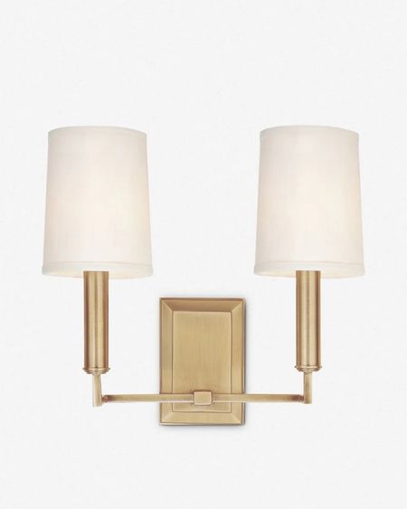 Pretty brass sconce with shades


#LTKhome
