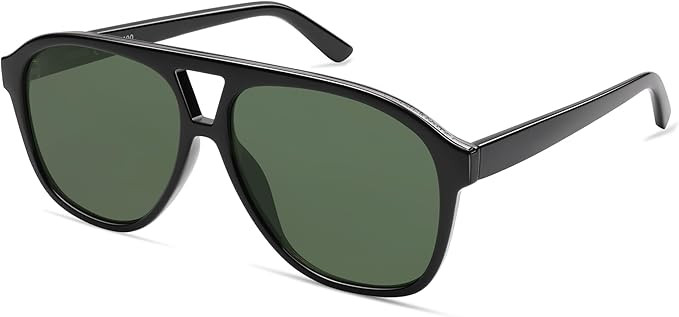 SOJOS Retro Large Aviator Sunglasses for Women Men Classic UV400 Oversized Aviators SJ2315 | Amazon (US)