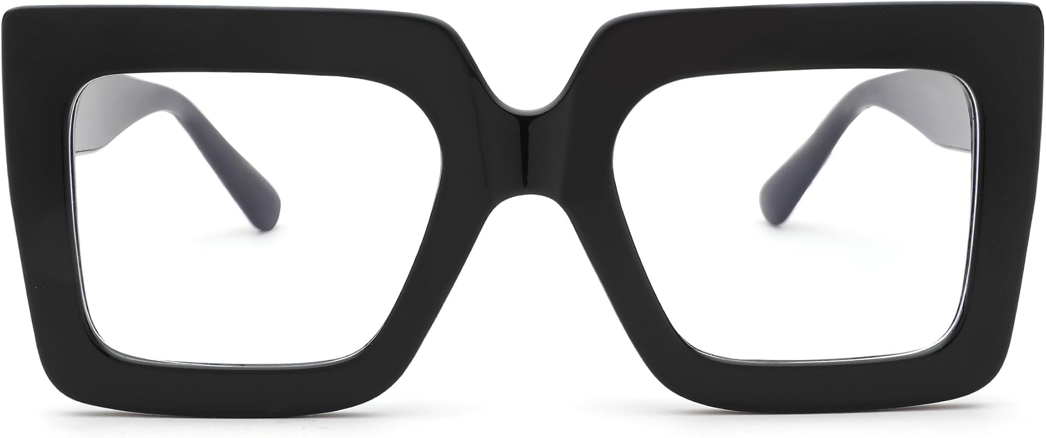 Pro Acme Blue Light Blocking Glasses Big Square Thick Frames Fake Glasses for Women | Amazon (US)