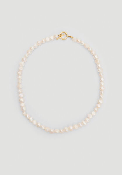 Freshwater Pearl T-Bar Necklace | Hush UK