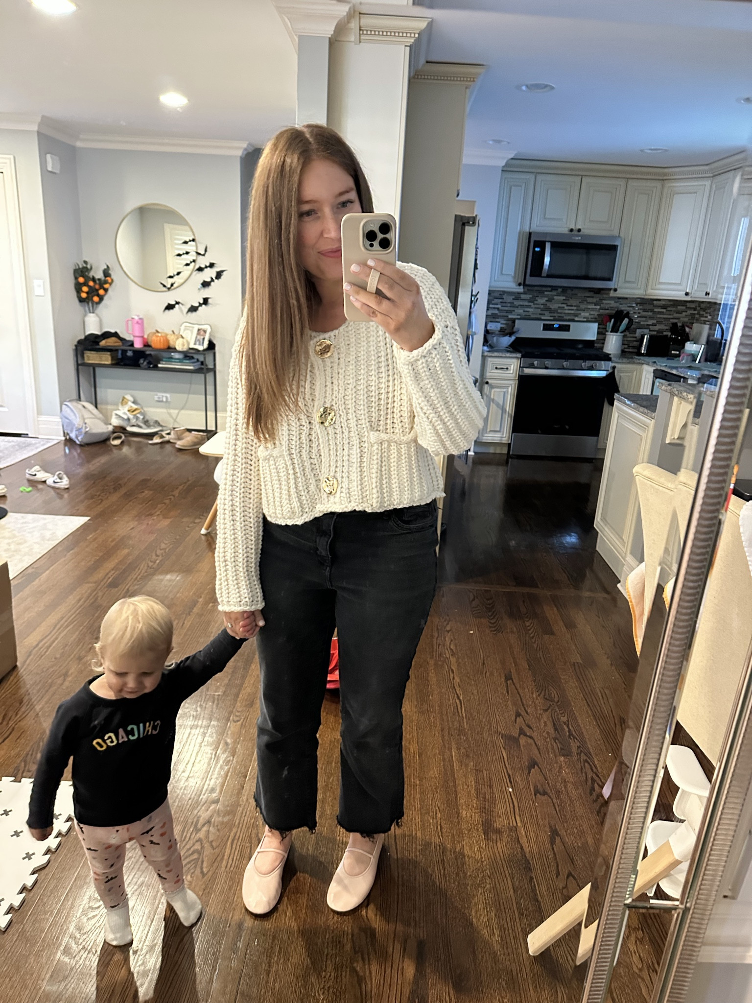 Thanksgiving outfit idea / fall outfit / thanksgiving / sweater / ballet flats 

#LTKFindsUnder50 #LTKSeasonal #LTKHoliday