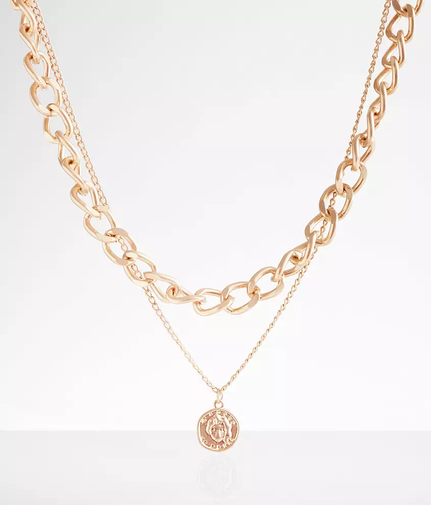 Chunky Chain Tiered Necklace | Buckle