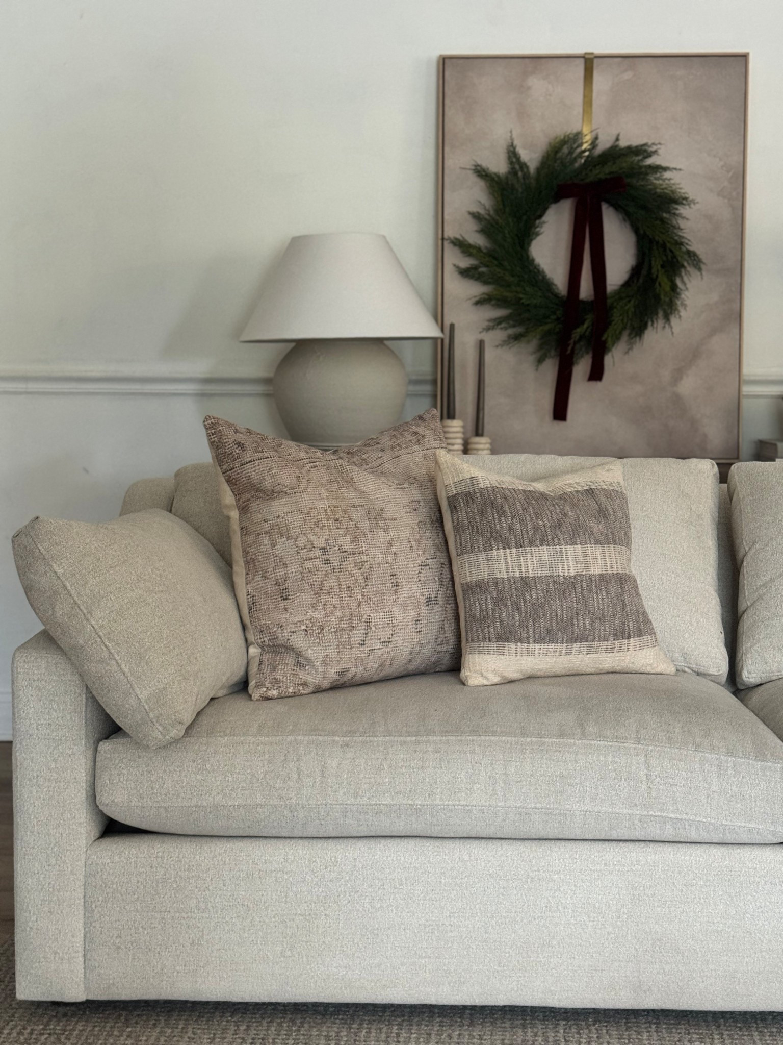 Love this sofa so much! 

#LTKHoliday #LTKHome