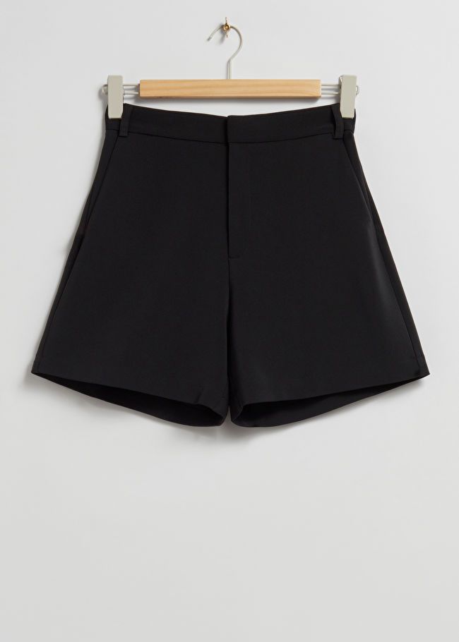 High Waist Shorts - Black - Shorts - & Other Stories US | & Other Stories US