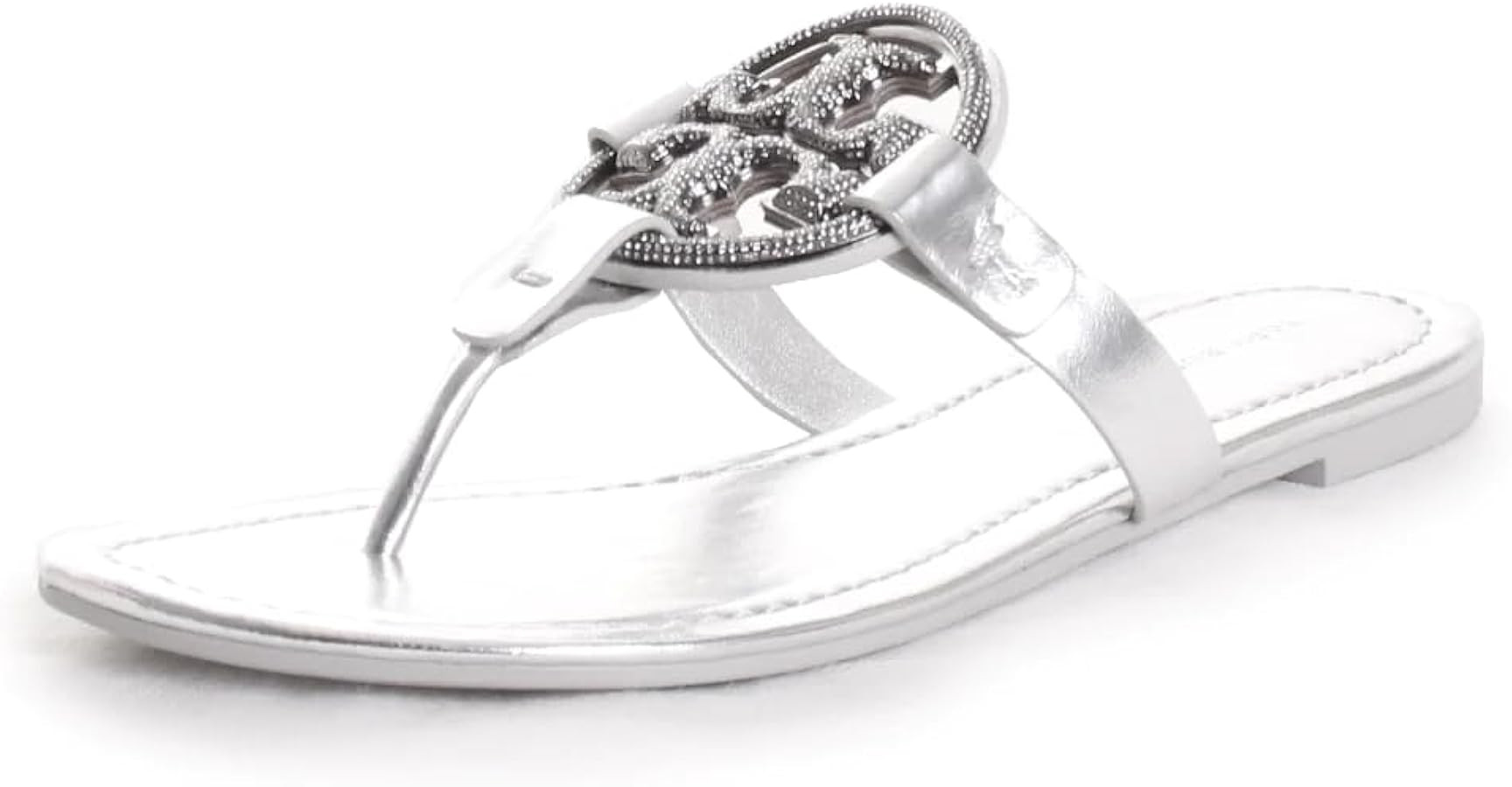 Tory Burch Women's Miller Pave Flat Sandal | Amazon (US)