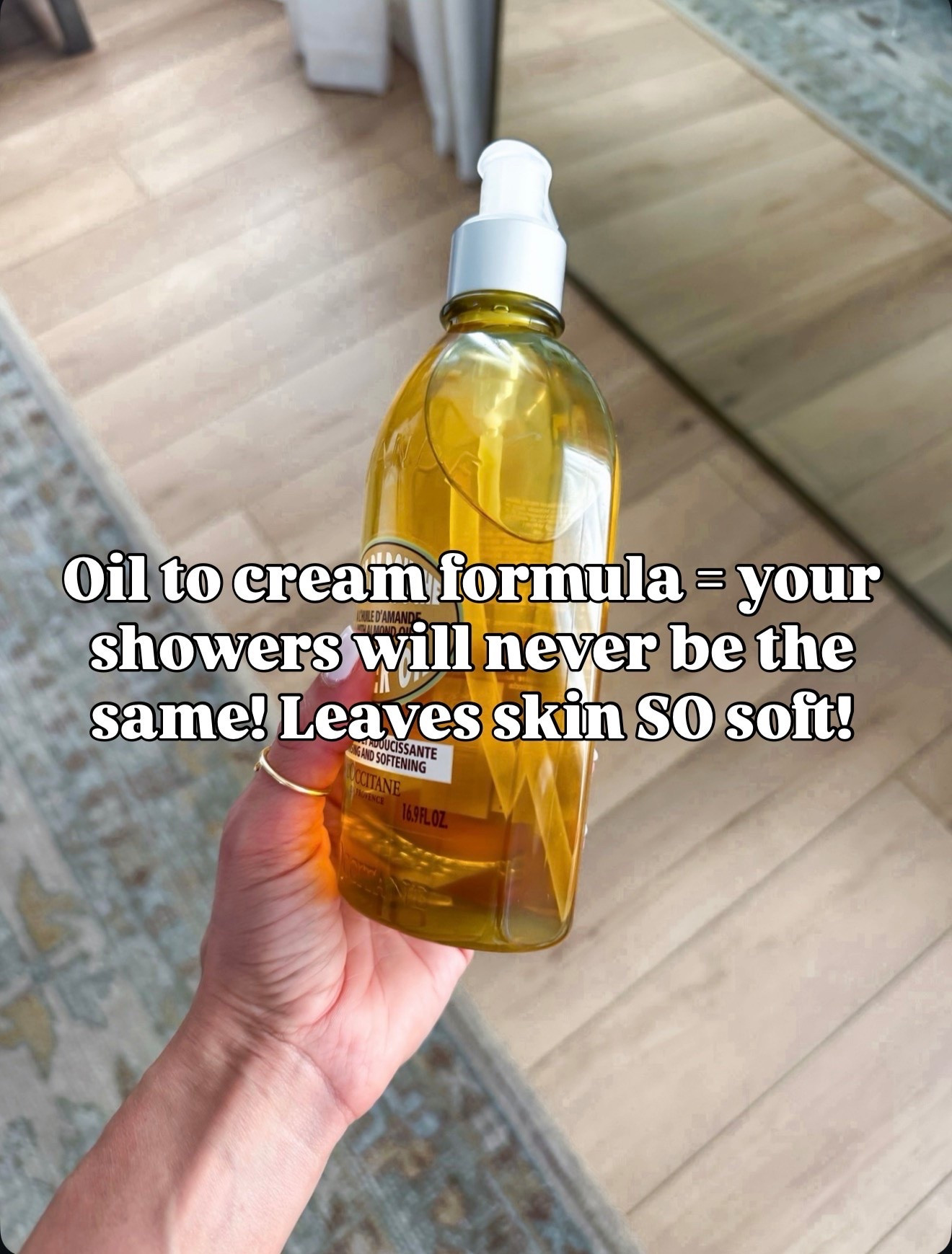 I love this oil to cream formula I use in the shower! This shower oil smells so good and leaves your skin super soft. My husband loves it, too!

#LTKselfcare #LTKBeauty