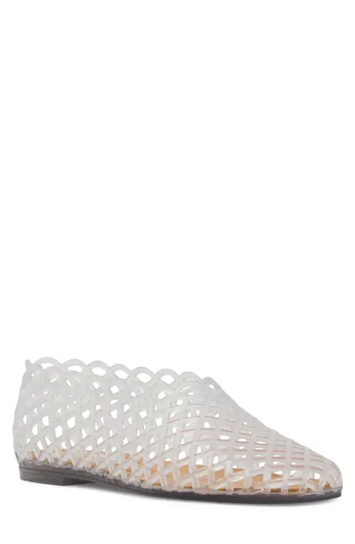 Steve Madden Kids' Grove Jelly Flat in Clear at Nordstrom, Size 3 | Nordstrom